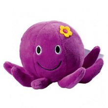 Pluche octopus Belinda 9 cm