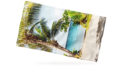 Full color handdoek 70 x 140 cm | 400 gram/m2 | Sublimatie