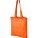 Katoenen tas lichte kwaliteit oranje