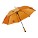 Paraplu met foam handvat oranje