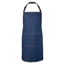 Deluxe denim schort | 100% katoen