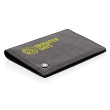 RFID anti-skimming PU paspoort houder