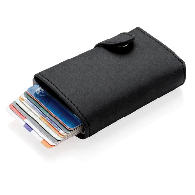 Standaard aluminium RFID kaarthouder met PU portemonnee