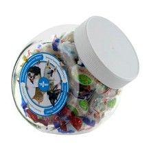 Glazen snoeppot 870ml