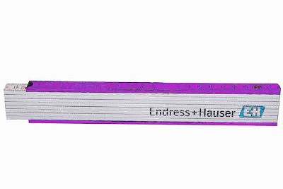 Houten vouwmeter | 2 kleuren | 90 graden klik en hoekschaal | 2 meter