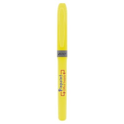 BIC Brite Liner grip markeerstift pastel geel