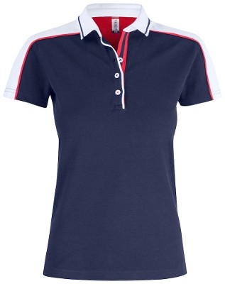 Classic pittsford dames polo navy/wit