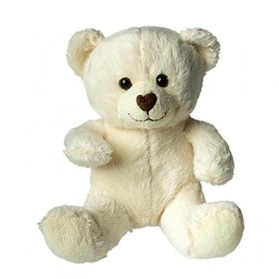 Pluche beer Saskia 14 cm cream