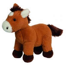 Pluche paard Luna 15 cm