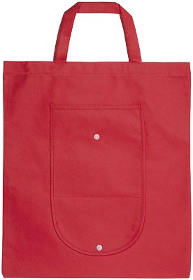 Non woven opvouwbare tas rood