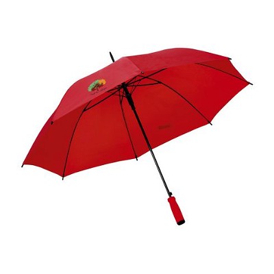 Paraplu met foam handvat rood