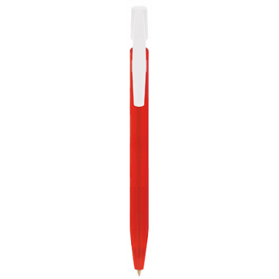 BIC Media Clic balpen Frosted rood