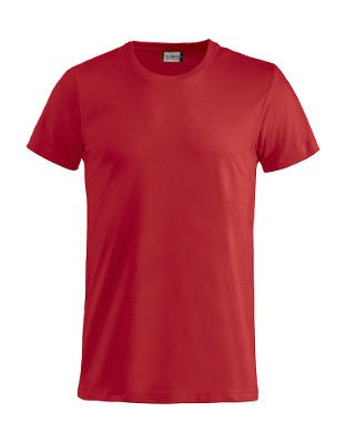 Basic T-shirt rood