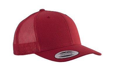 Flexfit premium Trucker cap 6 panelen rood