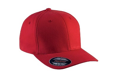 Flexfit premium Baseball cap 6 panelen rood