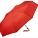 Fare opvouwbare ECO paraplu met bamboe handvat rood
