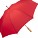 Fare ECO paraplu met bamboe handvat en steel rood