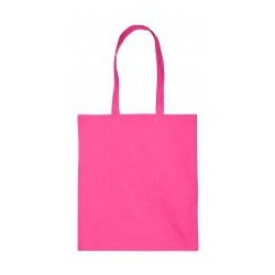 Katoenen tas zware kwaliteit roze