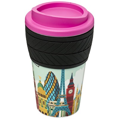 Coffee to go beker 350 ml dubbelwandig met tyre grip
