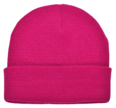 Gebreide muts roze