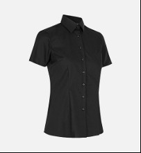 SEVEN SEAS fine twill dames overhemd met korte mouwen S721