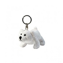 Pluche sleutelhanger ijsbeer Freddy 11 cm