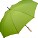 Fare ECO paraplu met bamboe handvat limegroen