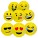 Verliefde stress emoji met bedrukking