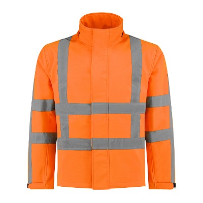 RWS High visibility softshell jas fluo oranje