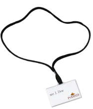 Kaarthouder 9,20 x 5,80 met lanyard