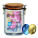 Brievenbussnoeppot met paaseieren 250 ml