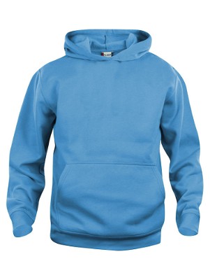 Basic kinder hoodie turquoise