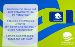Webcam cover original in eigen PMS kleur