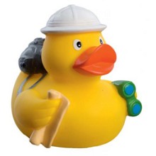Wereldreiziger badeend