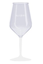 HappyGlass Lady Abigail White Wijnglas | Onbreekbaar Tritan | 460 ml