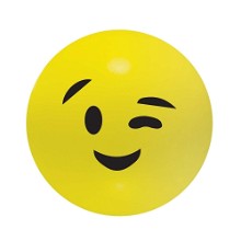 Knipogende stress emoji