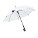 Paraplu met gebogen handvat wit