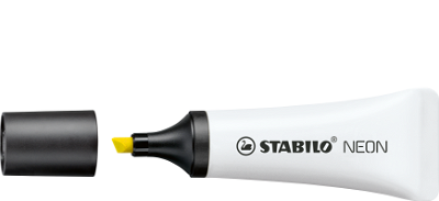 Stabilo Neon markeerstift wit