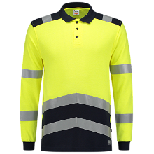 Tricorp Multinorm Bicolor Poloshirt high visability met Lange Mouw 203003