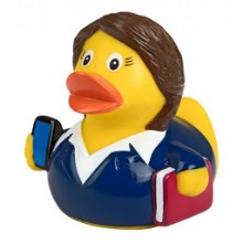Zakenvrouw badeend