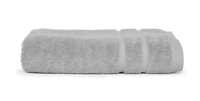 Handdoek ultradeluxe 70 x 140 zilver
