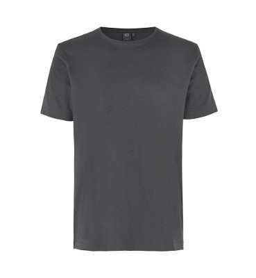 ID stretch T-shirt zilvergrijs