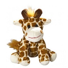 Pluche giraffe Gaby 18 cm
