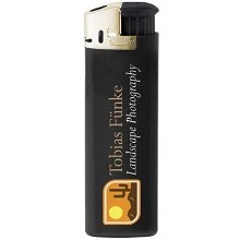 BIC J38 elektronische aansteker gold hood