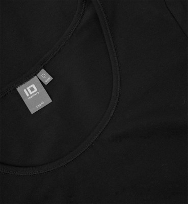 ID stretch dames T-shirt zwart