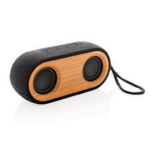 Bamboe X dubbele speaker