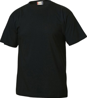 Basic kinder T-shirt zwart