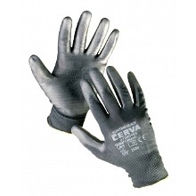 Cerva Bunting black werkhandschoen